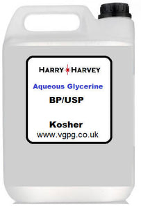 Aqueous Glycerine AG Vegetable Glycerol Glycerin Kosher Aqua VG AG