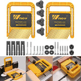 Woodworking Double Feather Loc Board Set Miter Gauge Slot T Track Woodwork Saw Table Fence DIY Safety Tools