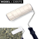 DIY Pattern Paint Roller Polyurethane Tool Brick Embossing Roller for Wall Decoration, Imitation Brick Pattern Embossing Cylinder Painting Roller  Stamp Roller Pattern Paint Roller Polyurethane Tool