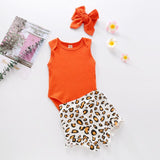 Baby Summer Clothing Newborn Infant Baby Girl Boy Costumes Clothes Sleeveless Floral Romper Shorts Outfits Set детская одежда
