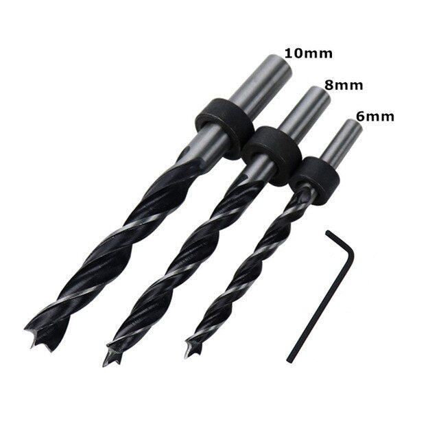 Drill Bits Woodworking Metal Wood Drill Bit Kit 3/4/5/6/7/8/9/10mm