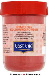 25g East End Bright Red Food Colouring