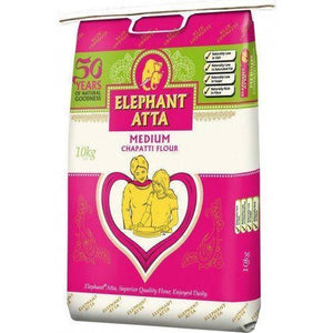 10kg Elephant Atta Medium Chapatti Flour