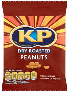 KP Dry Roasted Peanuts 50g x 24 - Pub Card