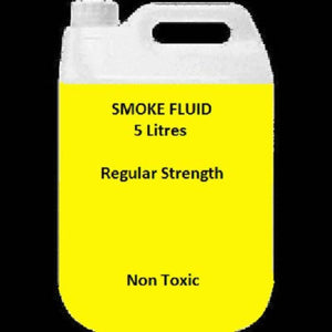 5 Litre DJ Smoke Fluid - Regular/Medium Strength - Yellow Liquid