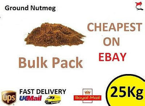 25 KG Ground Nutmeg Bulk Trade - Grade A Premium - Herbs & Spice Mix Seasoning