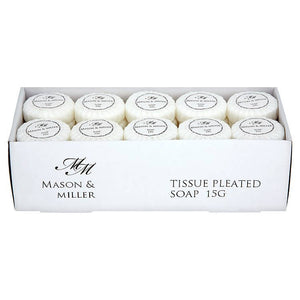 Mason & Miller Pleated Tissue Soap 50 x 15g