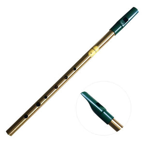 Irish Tin Whistle Irish Flute 6 Hole Clarinet Whistle Flute Nickel Plated Musical Instrument-C Key