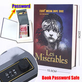 Home Storage Safe Box Dictionary Digital Password Book Bank Money Cash Jewellery Hidden Secret Security Locker With Metal Lock
