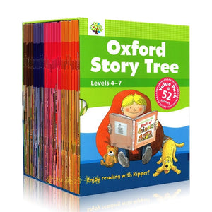 52 Books/Set  4-7 Level Oxford Story Tree Baby English Story Picture Book Baby Children Educational Toys