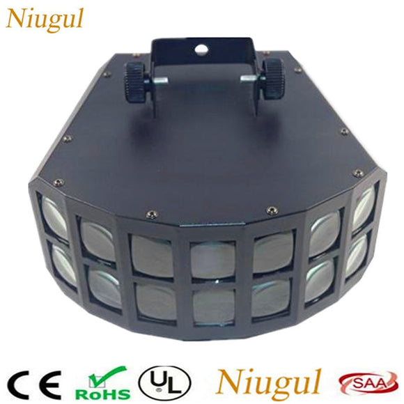 Niugul LED Disco Double Butterfly Light For DJ Club Party/LED Effect Light/DMX512 LED Stage Lamp/DJ Equipments /KTV Disco Lights