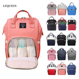 LEQUEEN Fashion Mummy Maternity Nappy Bag Large Capacity Baby Bag Travel Backpack Desinger Nursing Bag for Baby Care