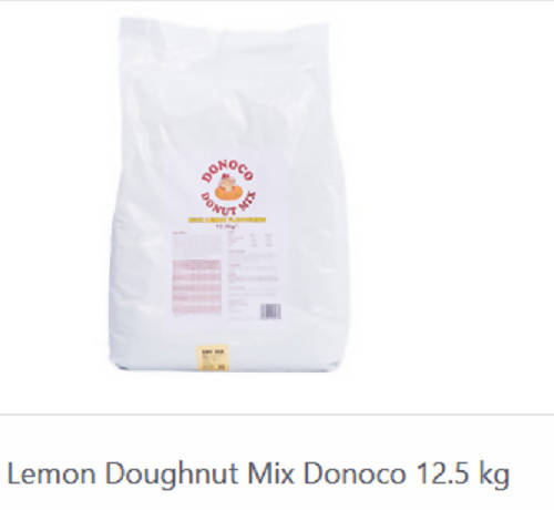 12.5kg Donoco Lemon Donut Doughnut Mix