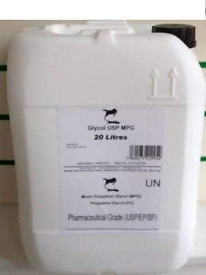 Glycol 1 - 25 Litres MPG Propylene USP EP PG GRADE monpropylene 20l 5 10 10L 20